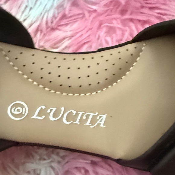 Brown and beige Wedge Sandals. NWOT! - Picture 2 of 9